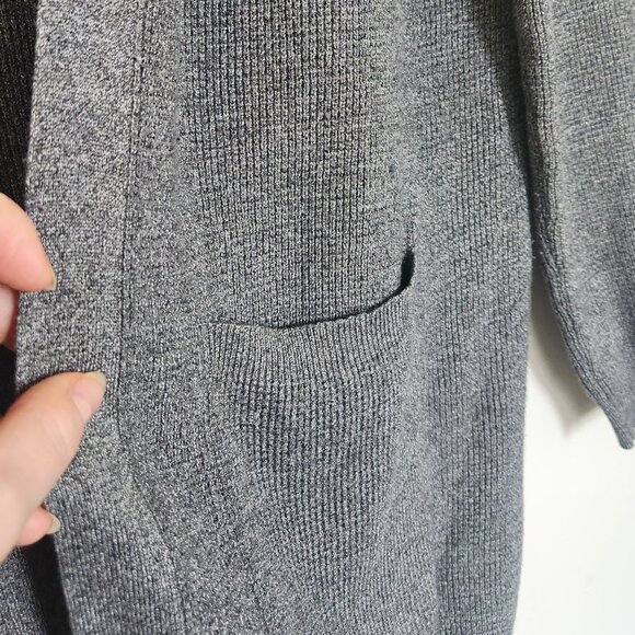 Cyrus  Open Cardigan - Grey - Picture 9 of 9